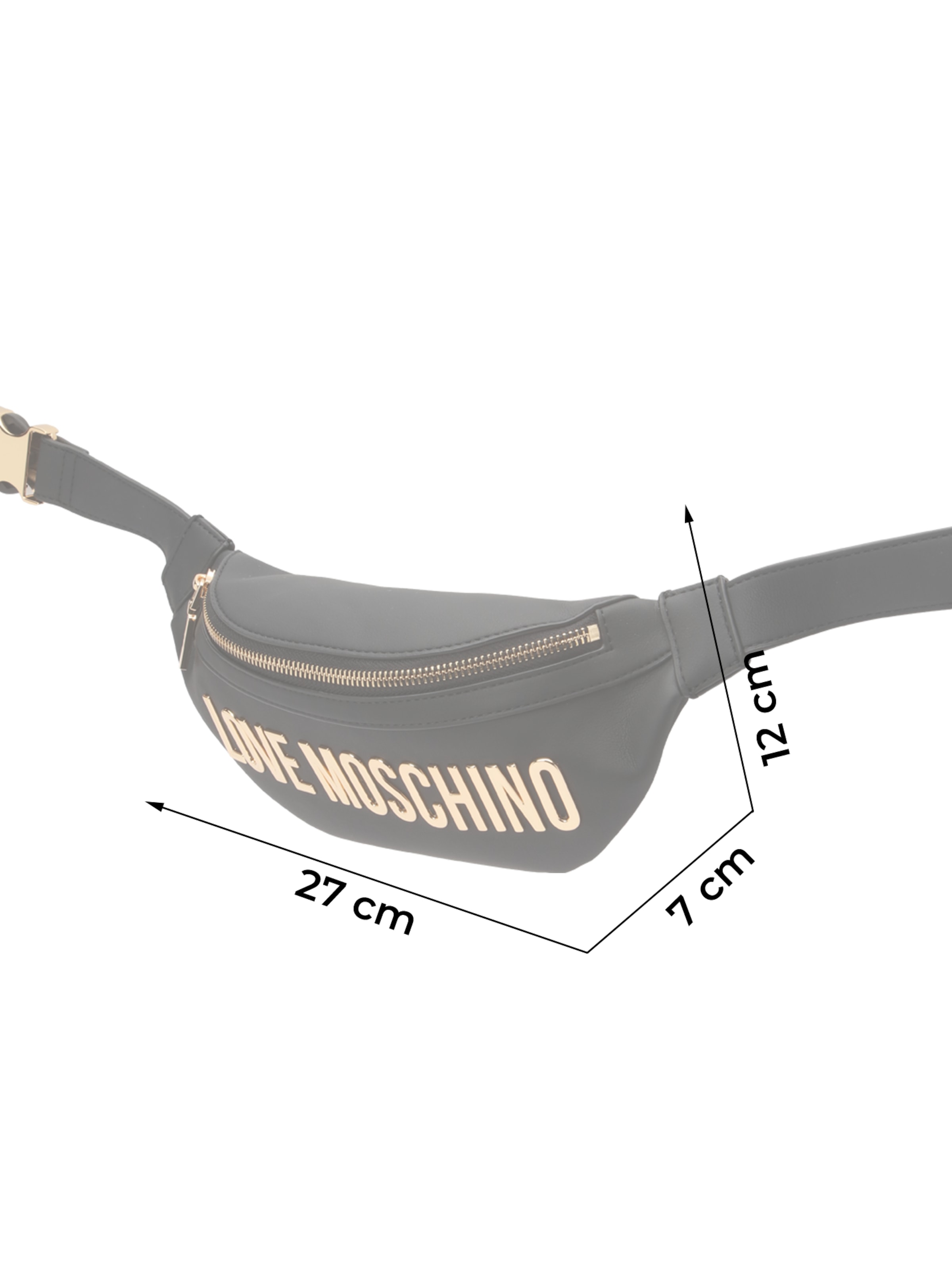 Love Moschino - Bolsa de cintura em preto