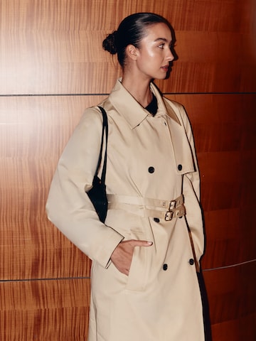 HUGO Between-seasons coat 'Mariane' in Beige