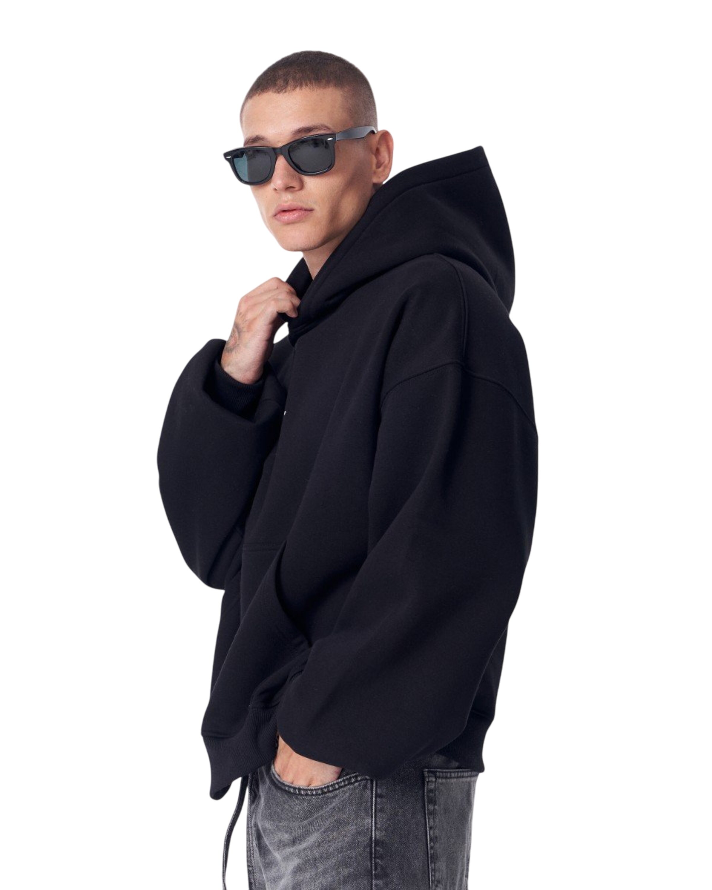 MARTIN VALEN Sweatshirt in Zwart