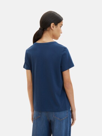 TOM TAILOR Shirts i blå
