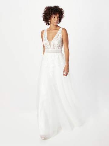 MAGIC BRIDE Aftonklänning i vit: framsida
