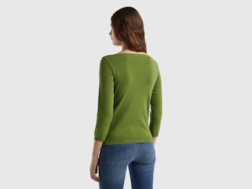 UNITED COLORS OF BENETTON Pullover in Grün