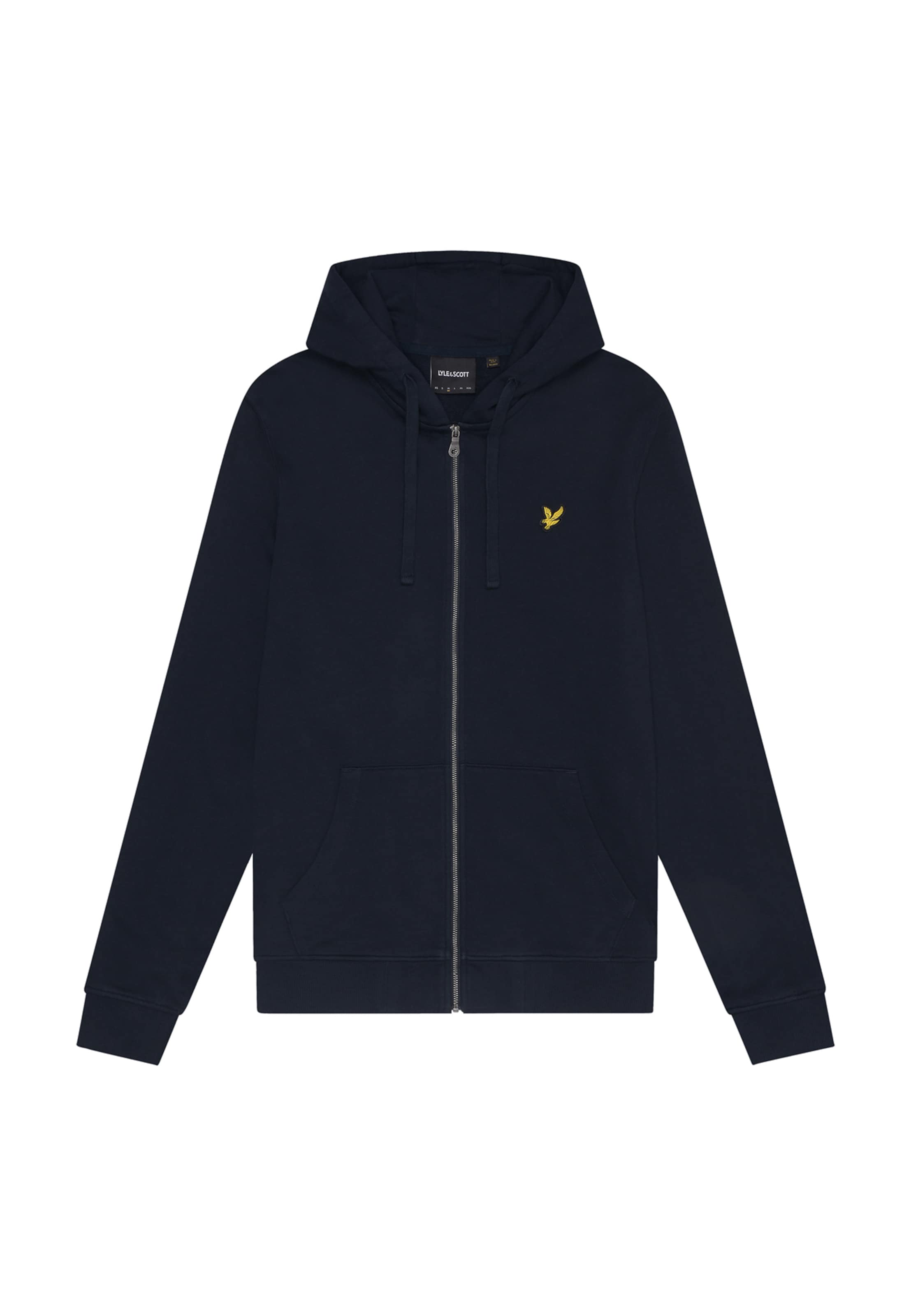 Lyle & Scott Sweatvest in Blauw: voorkant
