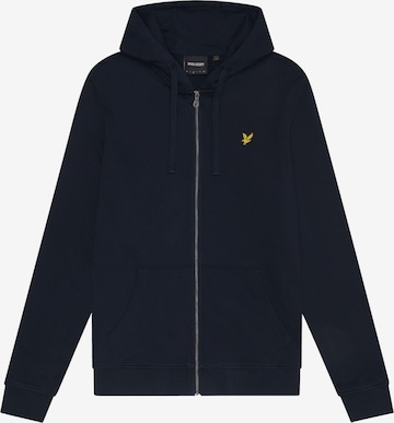 Veste de survêtement Lyle & Scott en bleu : devant