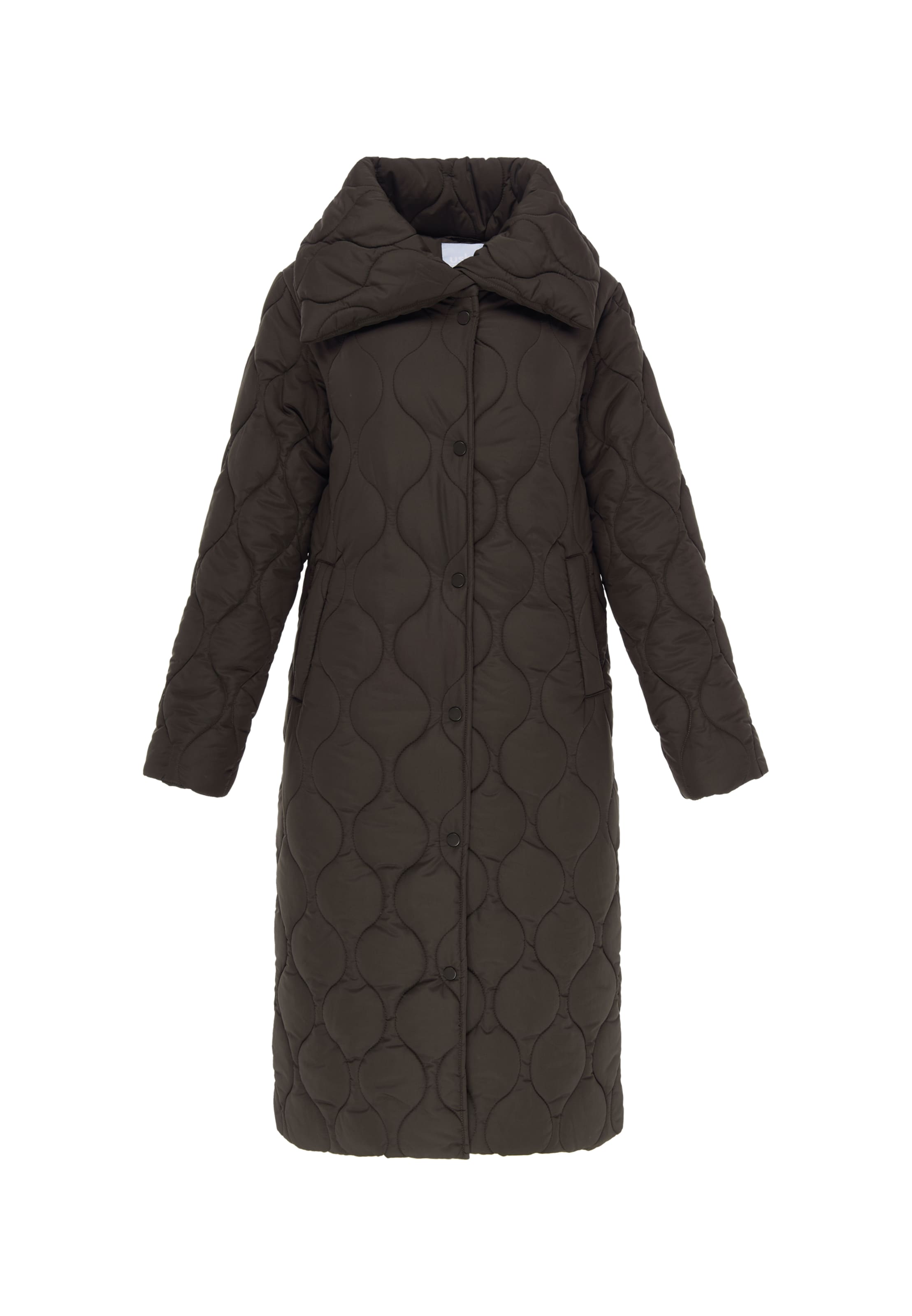 Manteau mi-saison usha BLUE LABEL en marron : devant