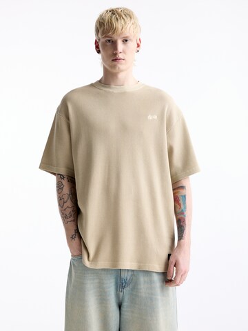 Pull&Bear Shirt in Bruin: voorkant