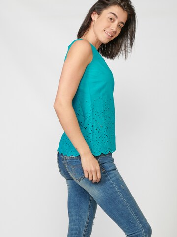 KOROSHI Bluse in Blau