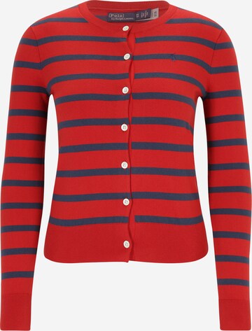 Polo Ralph Lauren Gebreid vest in Rood: voorkant