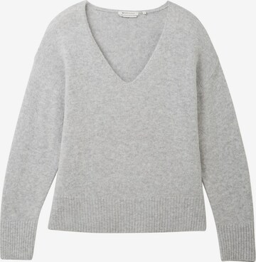 TOM TAILOR Sweater in Grey: front