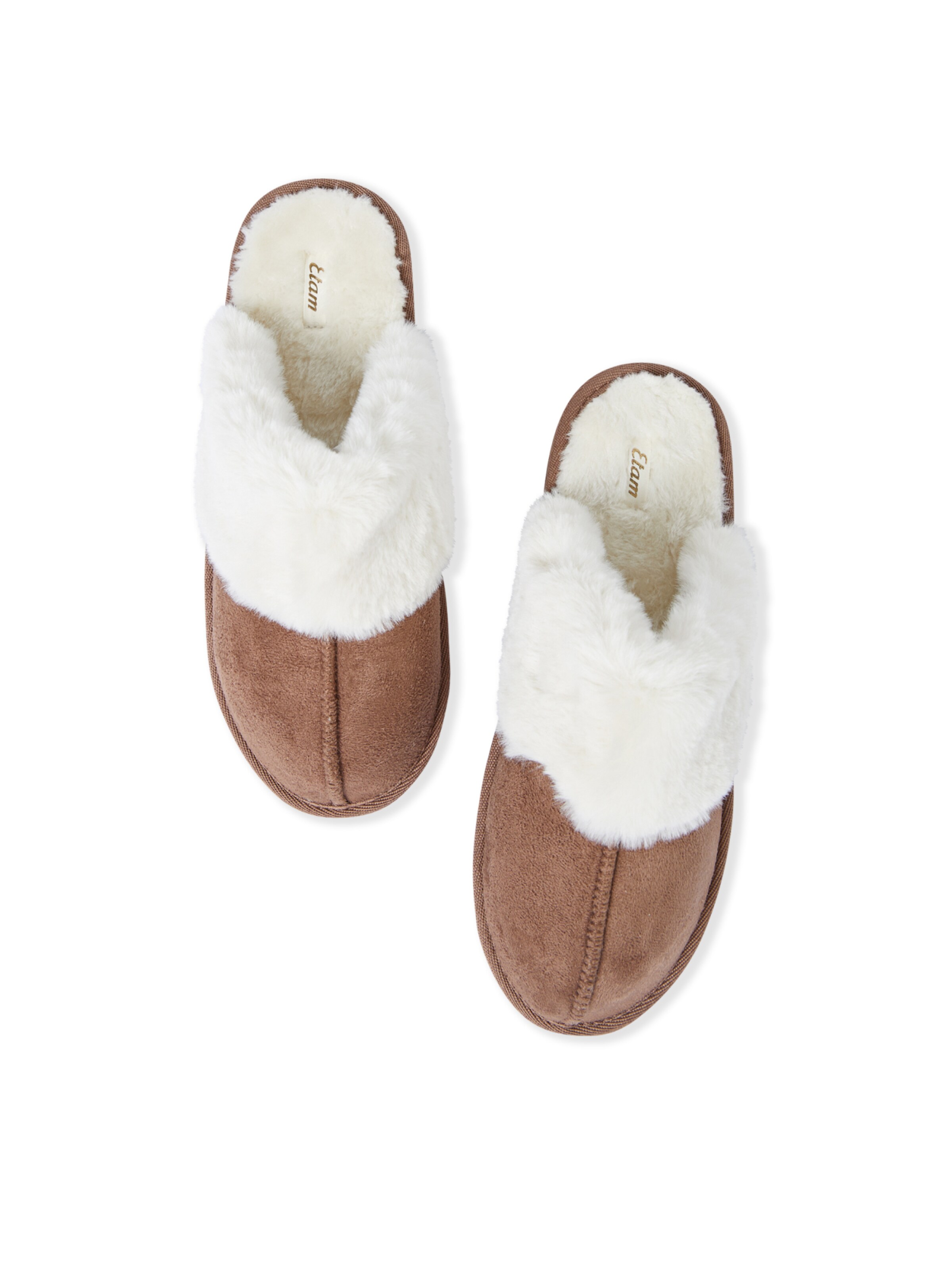 ETAM Hausschuh 'Galana' in Braun