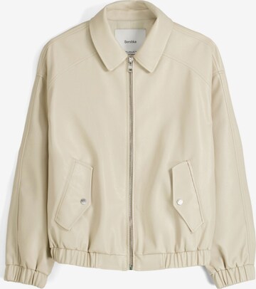 Bershka Between-Season Jacket in Beige: front