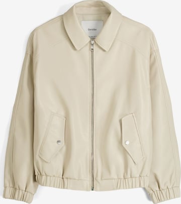 Veste mi-saison Bershka en beige : devant