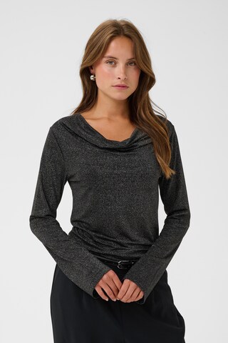 SAINT TROPEZ - Blusa em preto: frente