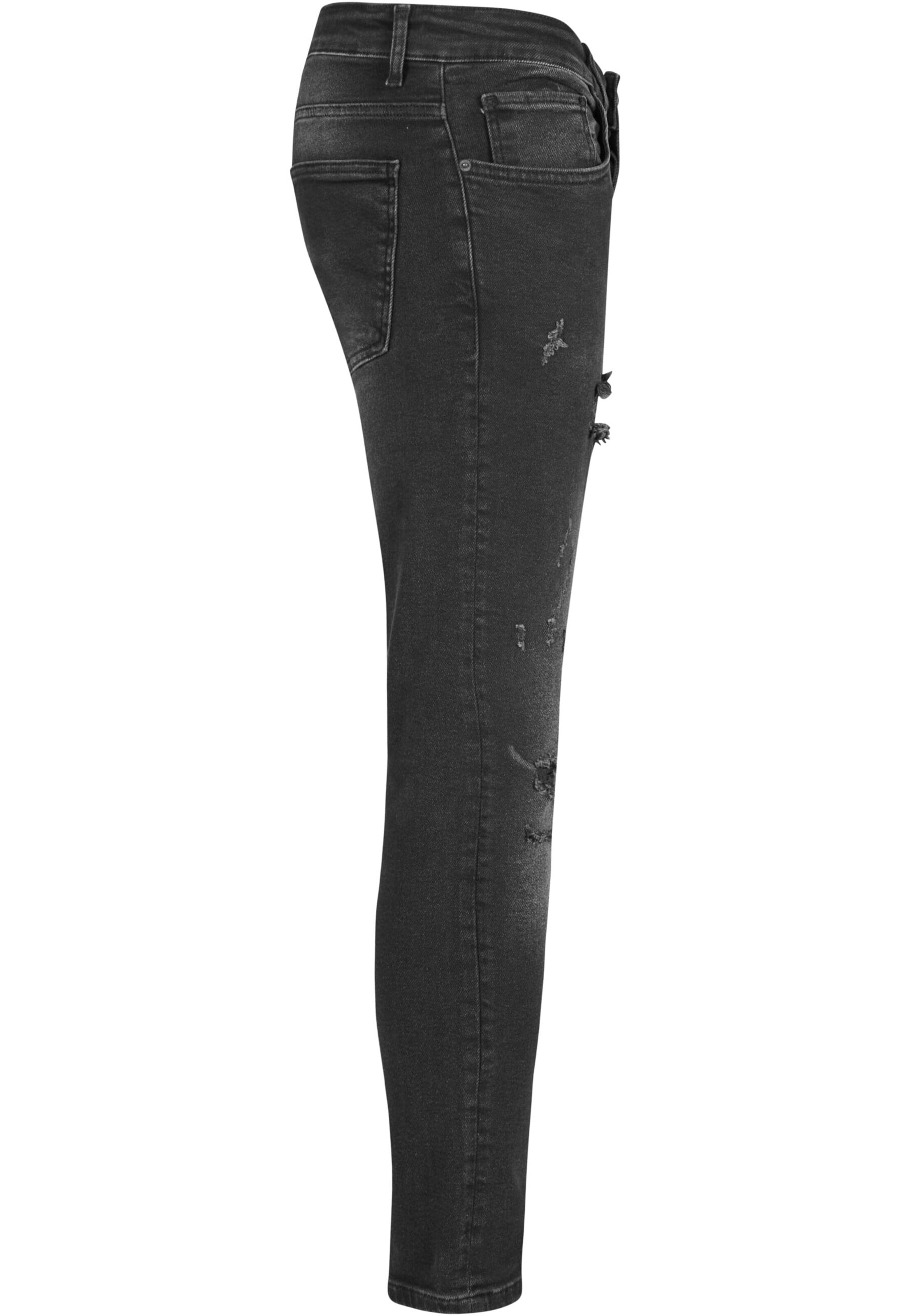 Slimfit Jeans di 2Y Premium in nero