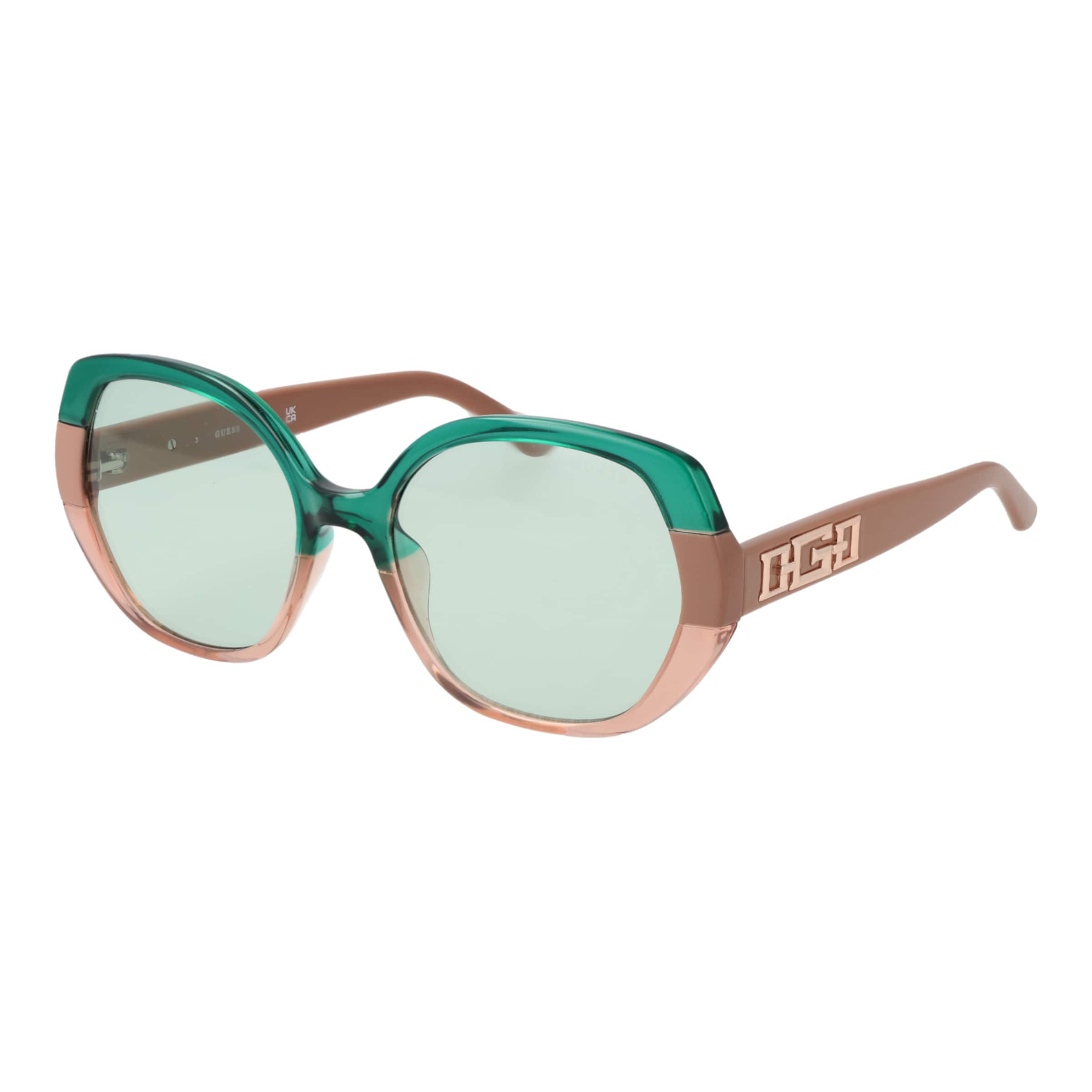 GUESS Zonnebril in Bruin: voorkant