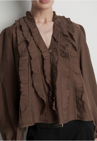 SECOND FEMALE Bluse 'Rayna' in Braun