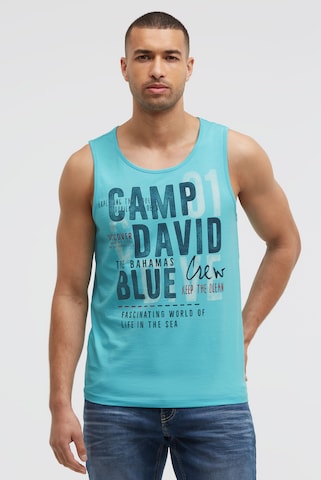 CAMP DAVID Shirt in Blue: front