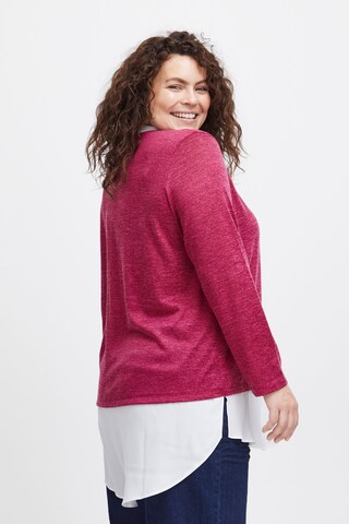 Fransa Curve Sweater 'REXAN' in Pink