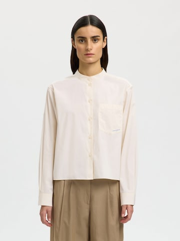 Camicia da donna di SELECTED in bianco: frontale