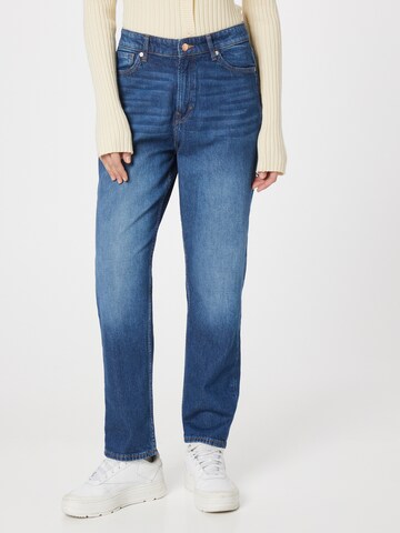 QS Regular Jeans in Blauw: voorkant