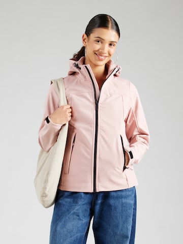 Superdry Tussenjas in Roze: voorkant