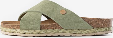 Bayton Mules 'Burgos' in Green: front