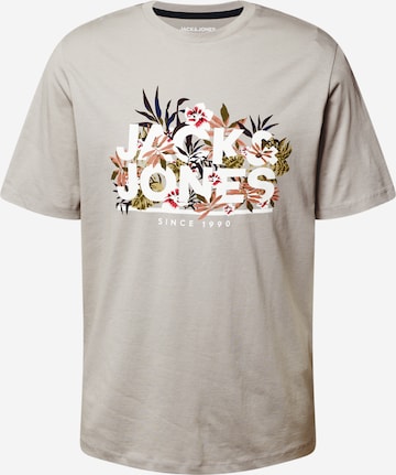 JACK & JONES Shirt 'CHILL' in Grijs: voorkant