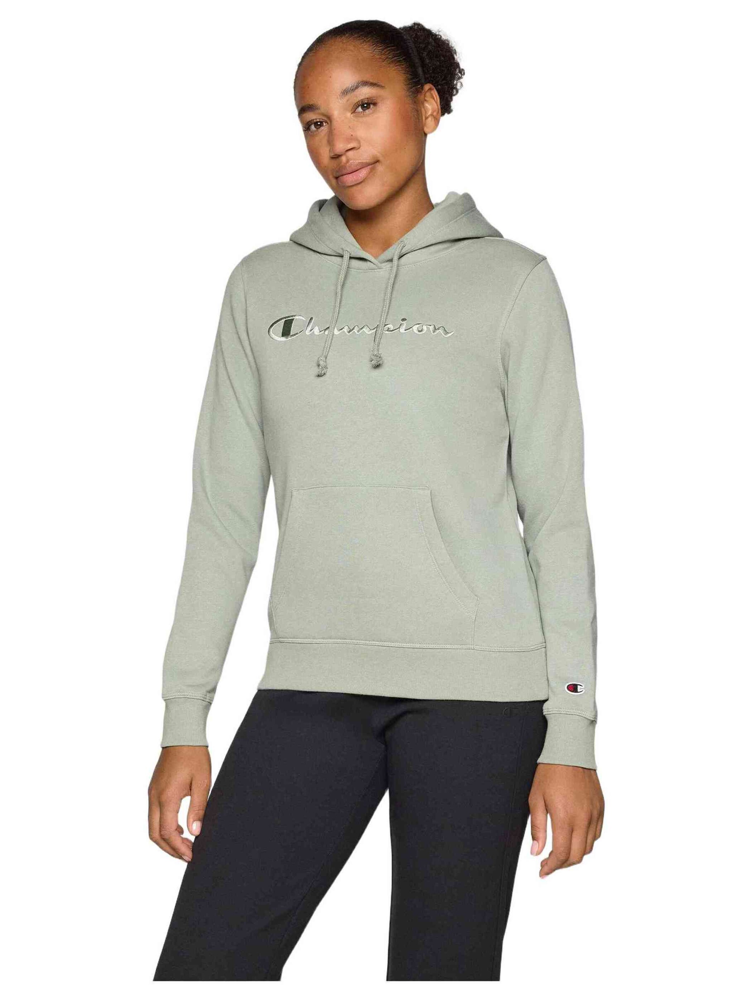 Pull-over de sport Champion -DO NOT USE- en vert : devant