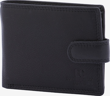 Enrico Coveri Portemonnaie in Schwarz: Vorderseite