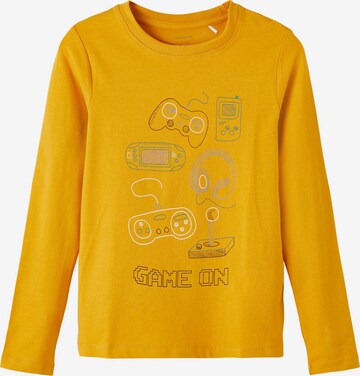 T-Shirt 'Odirg' NAME IT en jaune : devant