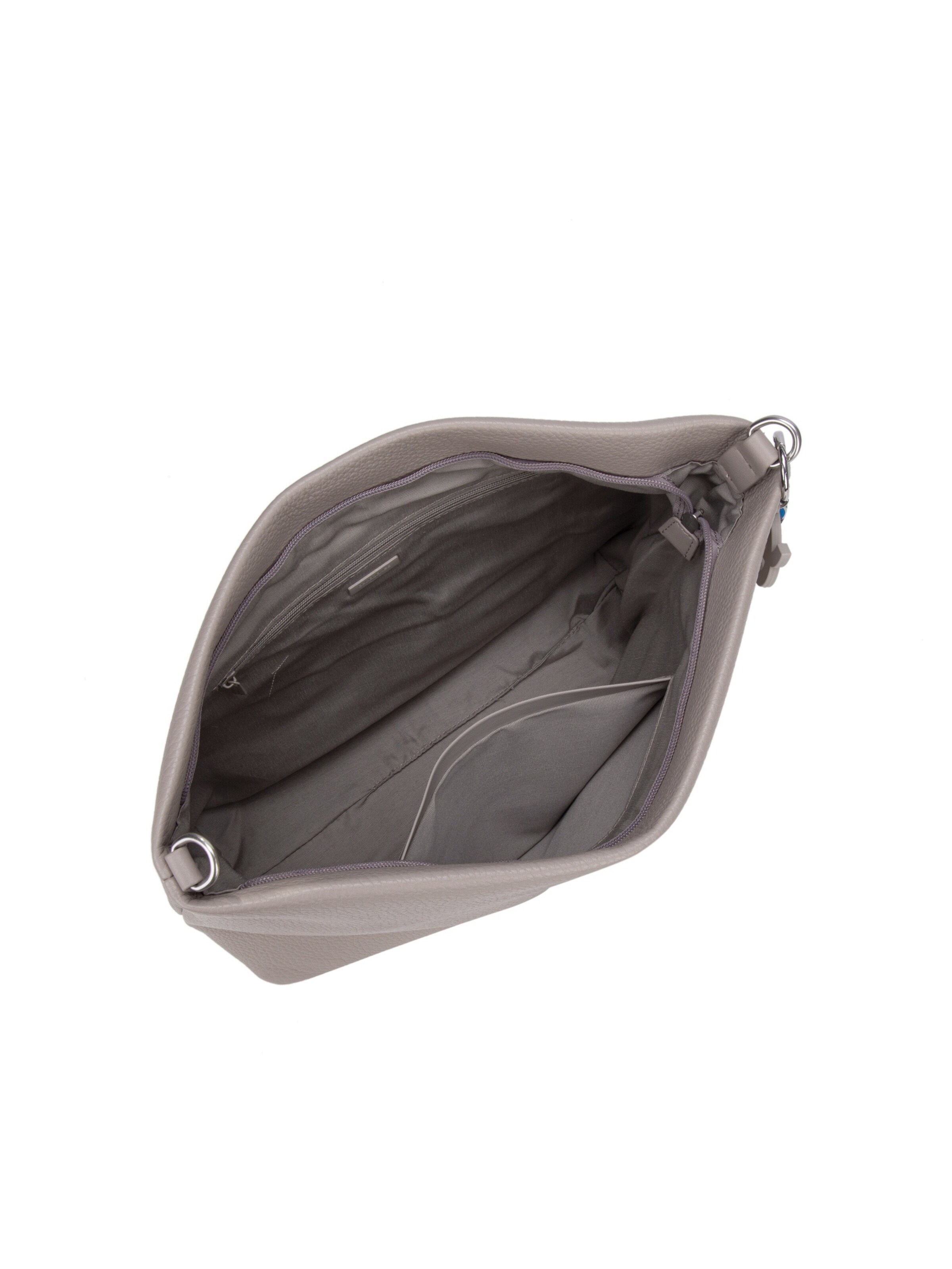 Borsa a spalla 'Borsa Hobo David Jones con Foulard Multicolore e Charm' di David Jones in grigio