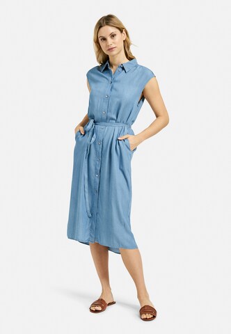 Milano Italy Summer Dress in Blue: front