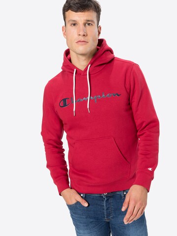 Champion Authentic Athletic Apparel Regular fit Sweatshirt i röd: framsida