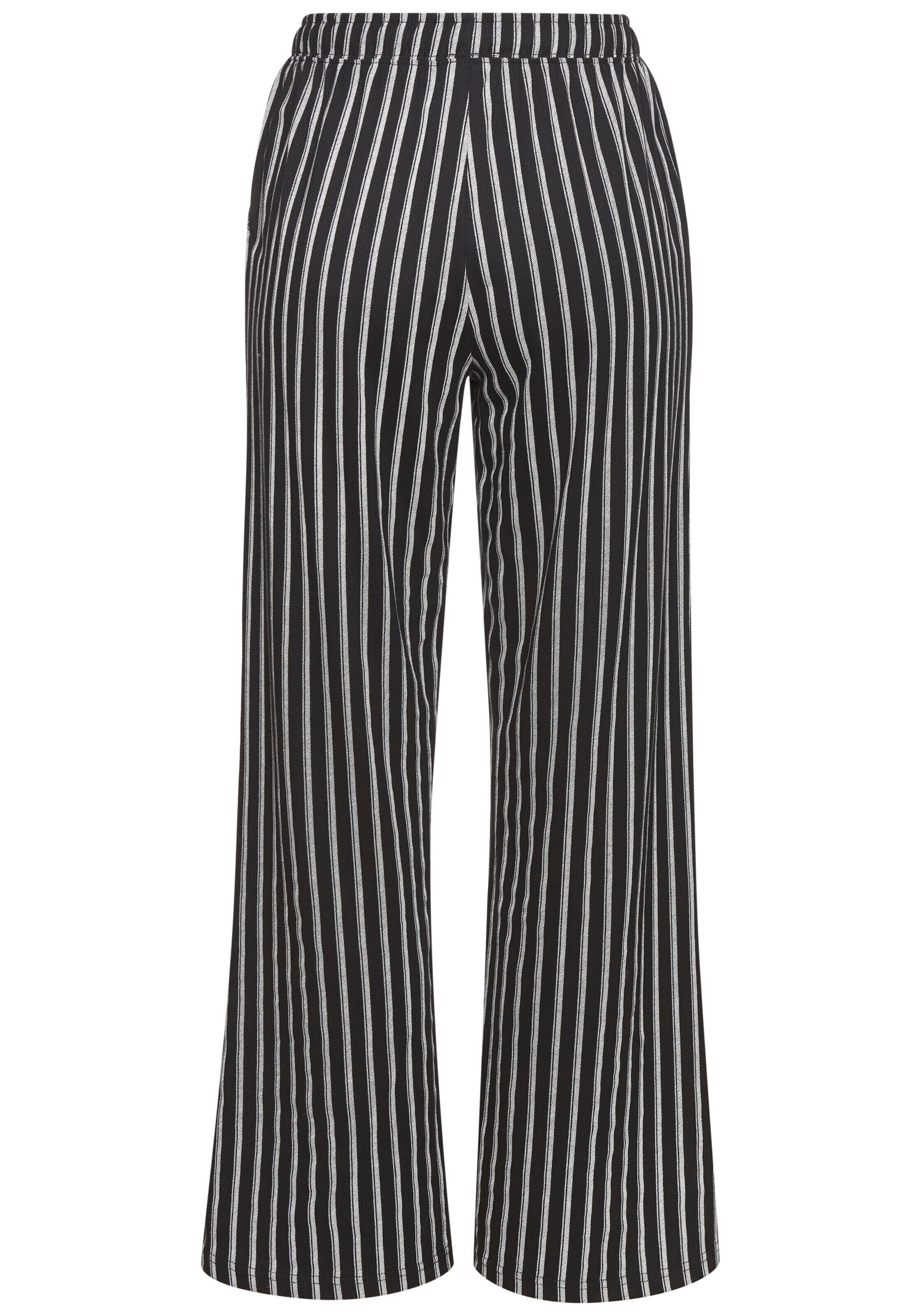 VIVANCE Pyjamahose in Schwarz