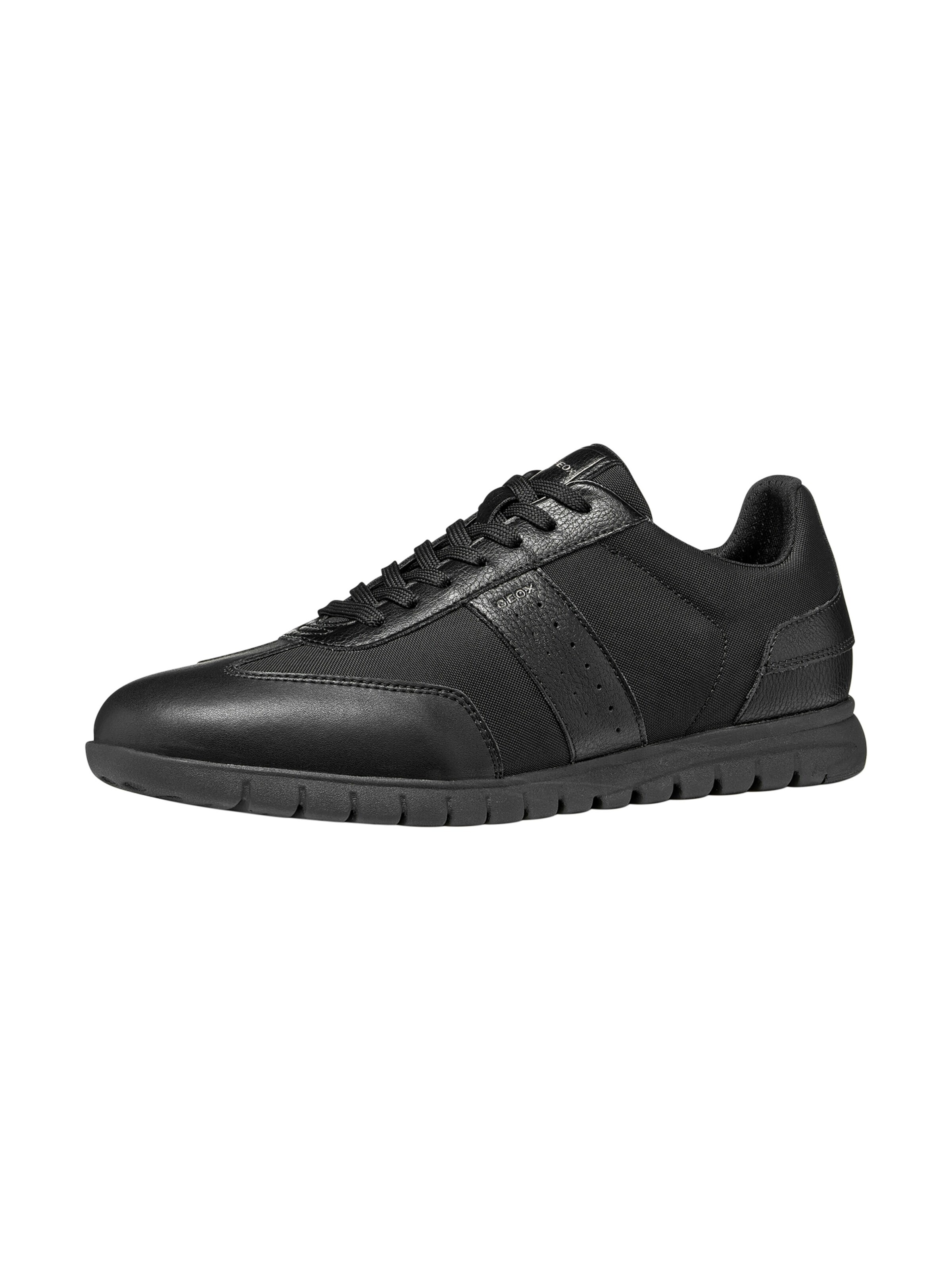 GEOX Sportlicher Schnürschuh 'Flextride Zero Low-Top-Sneaker mit Schnürung'‌‌‌ in Schwarz: Vorderseite