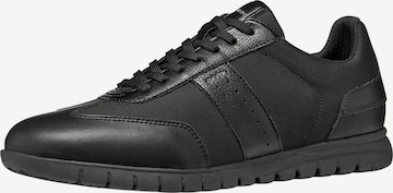 GEOX Sportlicher Schnürschuh 'Flextride Zero Low-Top-Sneaker mit Schnürung' in Schwarz: Vorderseite