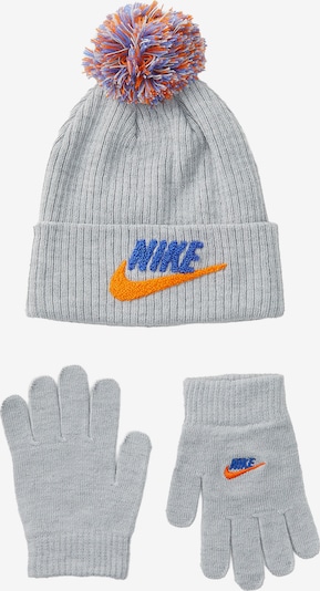 Nike Sportswear Cepure 'CLUB', krāsa - zils / pelēks / oranžs, Preces skats