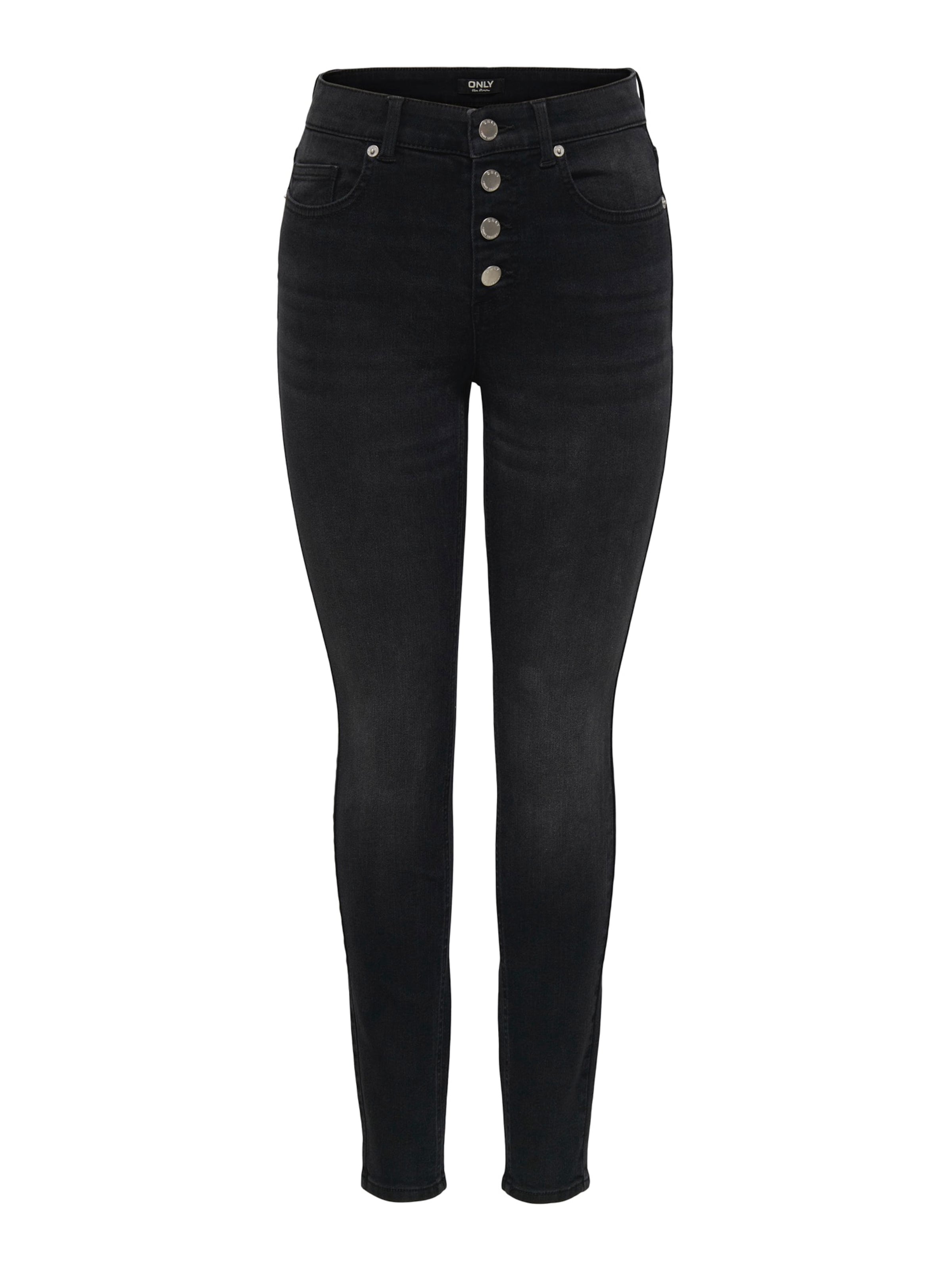 ONLY Skinny Τζιν 'ONLHUSH' σε μαύρο: μπροστά