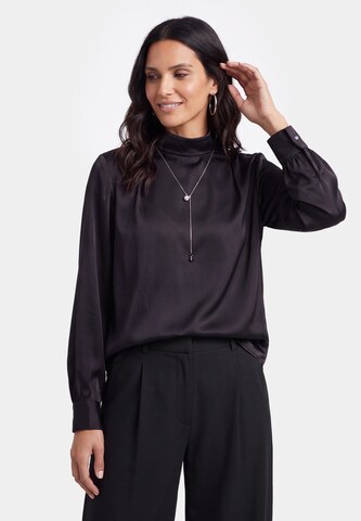 Chemisier usha BLACK LABEL en noir : devant