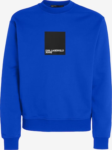 Sweat-shirt KARL LAGERFELD JEANS en bleu : devant