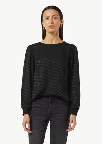 comma casual identity Bluse in Schwarz: Vorderseite