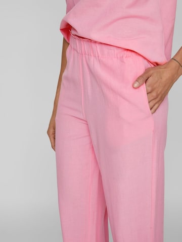 VILA Regular Broek 'Prisilla' in Roze