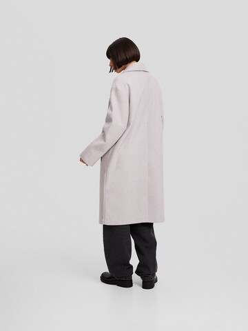 Bershka Between-seasons coat in Purple