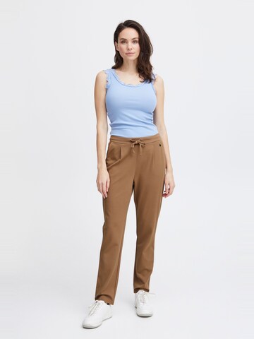 Effilé Pantalon Fransa en marron