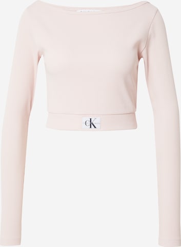 Calvin Klein Jeans Regular Shirt in Pink: predná strana