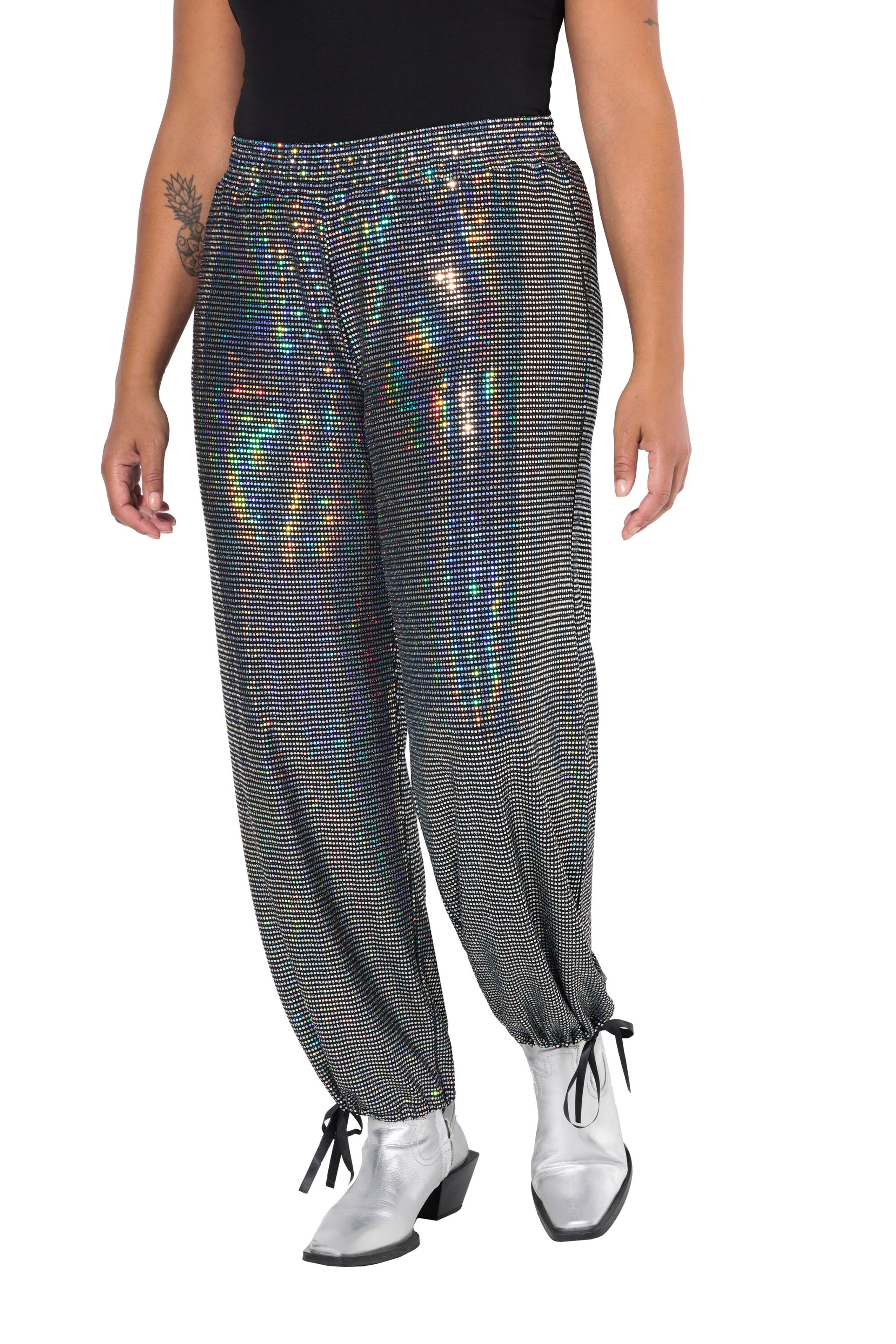 Angel of Style Tapered Broek in Gemengde kleuren: voorkant