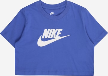 Nike Sportswear Shirt 'FUTURA' in Blue: front