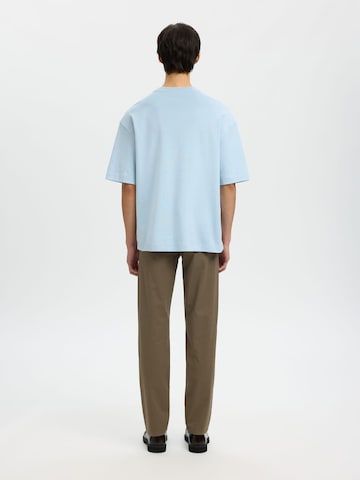 T-Shirt SELECTED en bleu