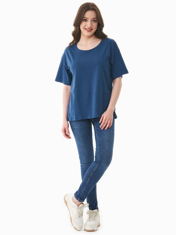 Organication T-Shirt in Blau