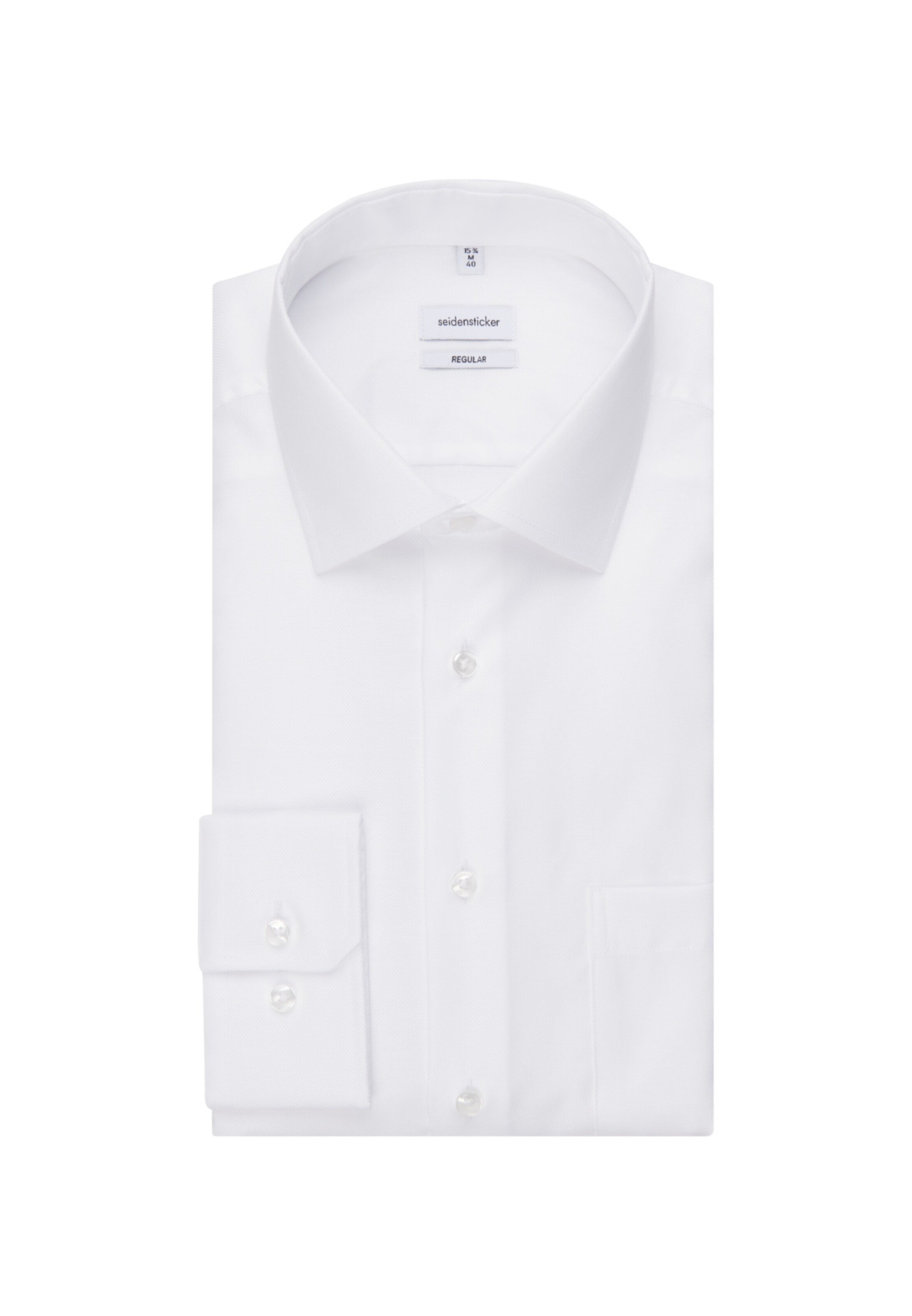 Coupe regular Chemise business ' Regular ' SEIDENSTICKER en blanc